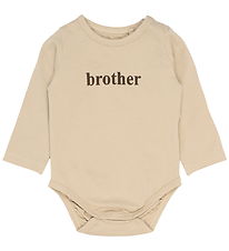 The New Siblings Romper l/s - TnsbBrother - Hummus