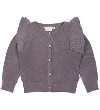 The New Siblings Cardigan - Stickad - TnstPerle - Grå Ridge m. S