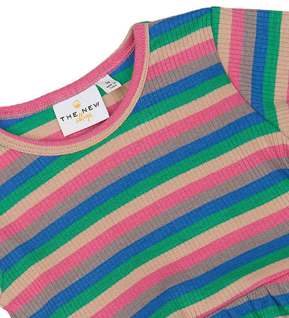 The New Siblings Dress - Rib - TnstPolly - Multi Striped