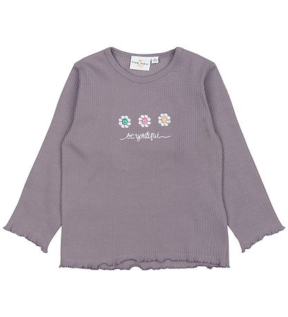 The New Siblings Blouse - Rib - TnstPrincess - Grijs Ridge m. Bl