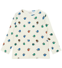 The New Siblings Blouse - Rib - TnstPalmer - Cloud Dancer w. Smi