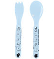 Petit Jour Paris Cutlery - 2 pcs - Spoon/Fork - MOOMIN - Blue