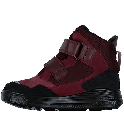 Ecco Winter Boots - Urban Snow K Mid - Black/Red Plum/Dark Ruby