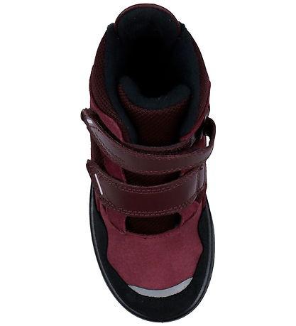 Ecco Winter Boots - Urban Snow K Mid - Black/Red Plum/Dark Ruby