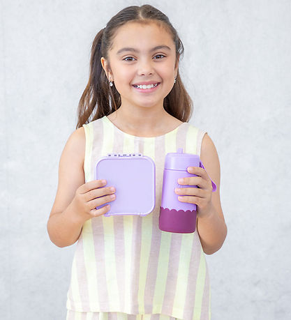 MontiiCo Välipalarasia M. 3 Rum - Bento kaksi - 500 ml - Lilac
