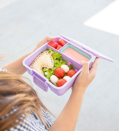 MontiiCo Eväslaatikko M. 3. Rum - Bento Kolme - 1 L - Lilac