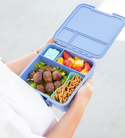 Boîte à Repas av. 3 Rum MontiiCo - Bento Trois - 1 L - Splash
