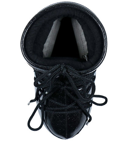 Moon Boot Winterlaarzen - Icoon Laag Glitter - Zwart