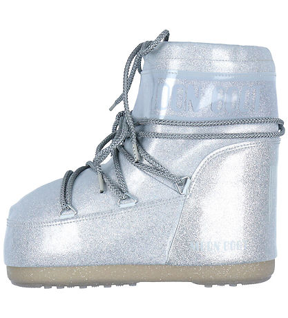 Moon Boot Winterlaarzen - Icoon Laag Glitter - Silver