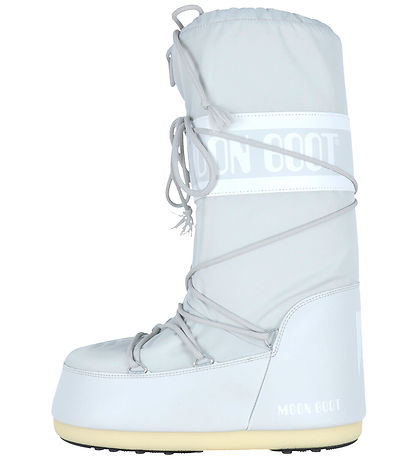 Bottes d'Hiver Moon Boot - Icône Nylon - Glacier Grey