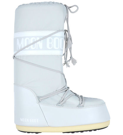Bottes d'Hiver Moon Boot - Icône Nylon - Glacier Grey