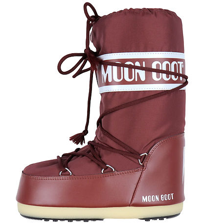 Bottes d'Hiver Moon Boot - Icône Nylon - Burgundy