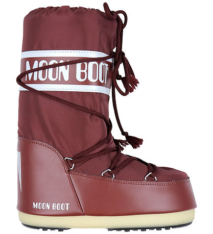 Bottes d'Hiver Moon Boot - Icône Nylon - Burgundy