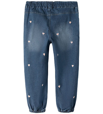 Name It Farkut - NmfRose - Dark Blue Denim/Hearts Paketointi