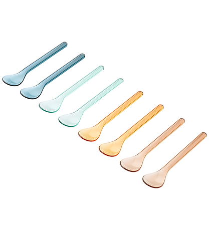 Cuillères Liewood - Olan - Tritan - 8 Pack - Indigo Multi Mix