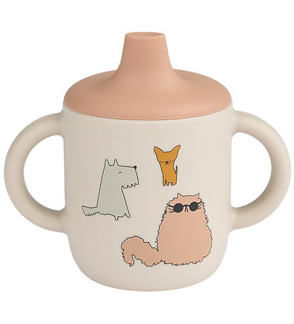 Liewood Cup w. Spout Lid - Neil Sippy Cup - Silicone - Cats Duck