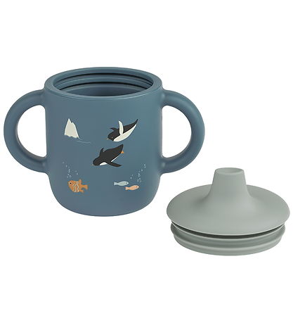 Liewood Cup w. Spout Lid - Neil Sippy Cup - Silicone - Arctic Se