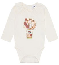 Hust and Claire Bodysuit l/s - HCBritt - Sugar w. Print