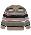 Hust and Claire Blouse - Knitted - Pelle - Biscuit w. Stripes