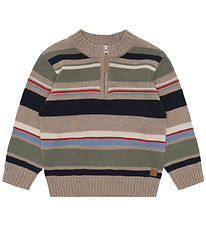 Hust and Claire Blouse - Knitted - Pelle - Biscuit w. Stripes
