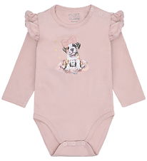 Hust and Claire Bodysuit l/s - HCBri Sweet Puppy - Adobe Rose