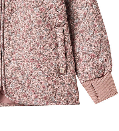 Wheat Thermo Jacket - Thilde - Soft Lavender Flowers