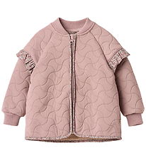 Wheat Thermo Jacket w. Fleece - Ellas - Warm Rose w. Flowers