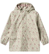 Wheat Rain Jacket - PU - Ollo - Slightly Green Flowers