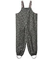 Wheat Rain Pants w. Suspenders - PU - Charlo - Forest Lake Check