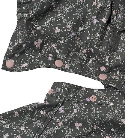 Veste Imperméable Wheat - PU - Chardy - Forêt Fleurs à carreaux 