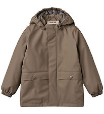 Wheat Rain Jacket w. Thermo - PU - Aju - Dry Wood
