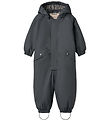 Wheat Rainsuit w. Termo - PU - Aiko - Greyblue