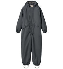 Wheat Rainsuit w. Termo - PU - Aiko - Greyblue