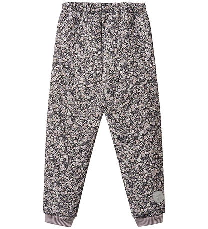 Wheat Thermo Trousers - Alex - Black Sea Flowers
