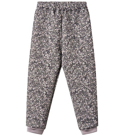 Wheat Thermo Trousers - Alex - Black Sea Flowers