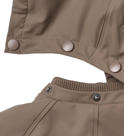 Wheat Rainsuit w. Thermo - PU - Aiko - Dry Wood