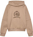 Tommy Hilfiger Kapuzenpullover - Tonal Chest - Malted Milk