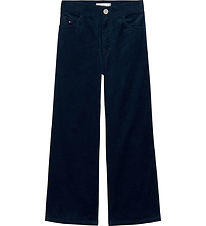 Tommy Hilfiger Corduroy Trousers - Mabel - Dark Night Navy