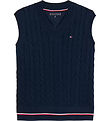 Tommy Hilfiger Vesti - Prjónað - Dark Nótt Dökkblátt