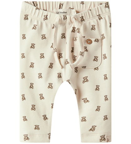 Lil' Atelier Trousers - NbnGayo - Turtledove/Teddybear