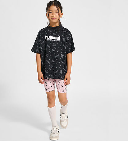 Hummel Radlershorts - hmlJR - Kaum Pink m. Logo