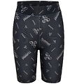 Hummel Bicycle Shorts - hmlJR - Black/Ebony w. Logo