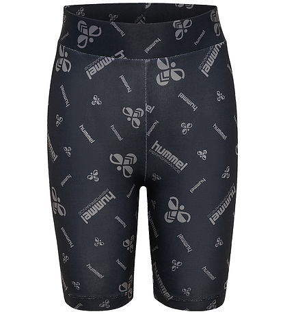 Hummel Bicycle Shorts - hmlJR - Black/Ebony w. Logo