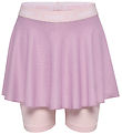 Hummel Skirt w. Bicycle Shorts - HmlJR Gym - Lavender Mist