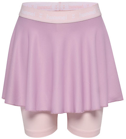 Hummel Skirt w. Bicycle Shorts - HmlJR Gym - Lavender Mist