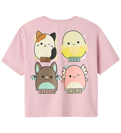 Name It T-shirt - NkfMomi - Squishmallows - Cameo Pink