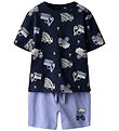 Name It Shorts Set - NmmHector - Navy Blazer/W Infinity