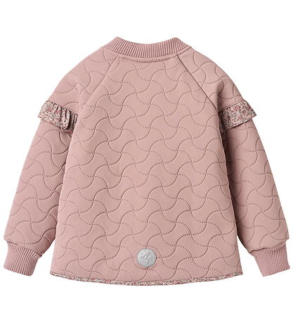 Wheat Thermo Jacket w. Fleece - Ellas - Warm Rose w. Flowers