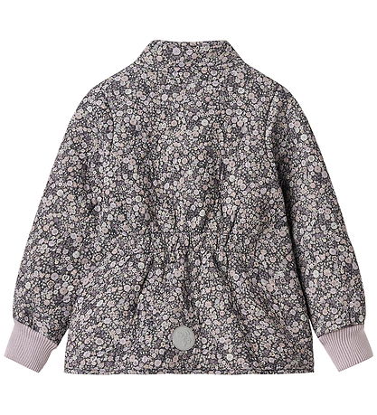 Wheat Thermo Jacket - Thilde - Black Sea Flowers