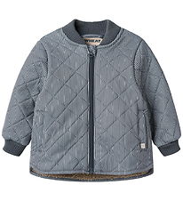 Wheat Thermo Jacket w. Fleece - Benni - Ink Stripe